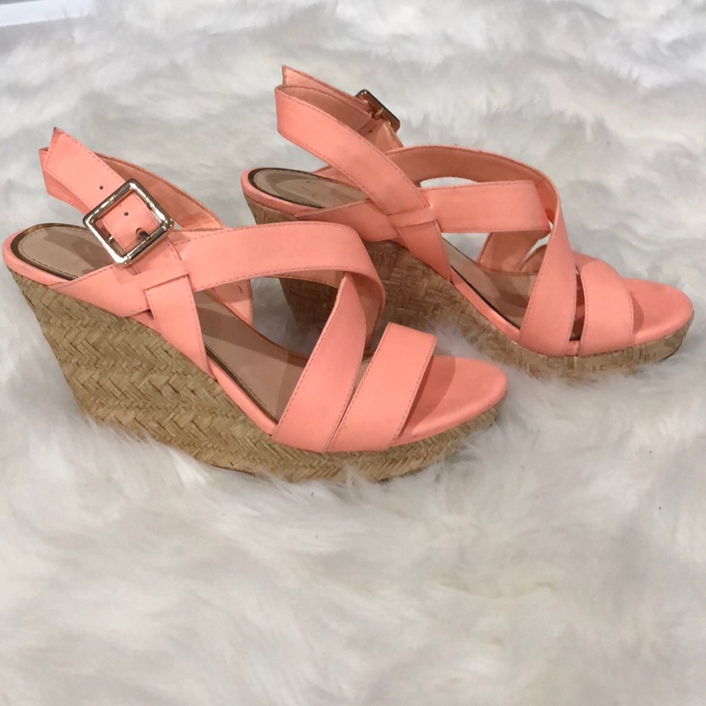 Jessica Simpson Peach Wedges